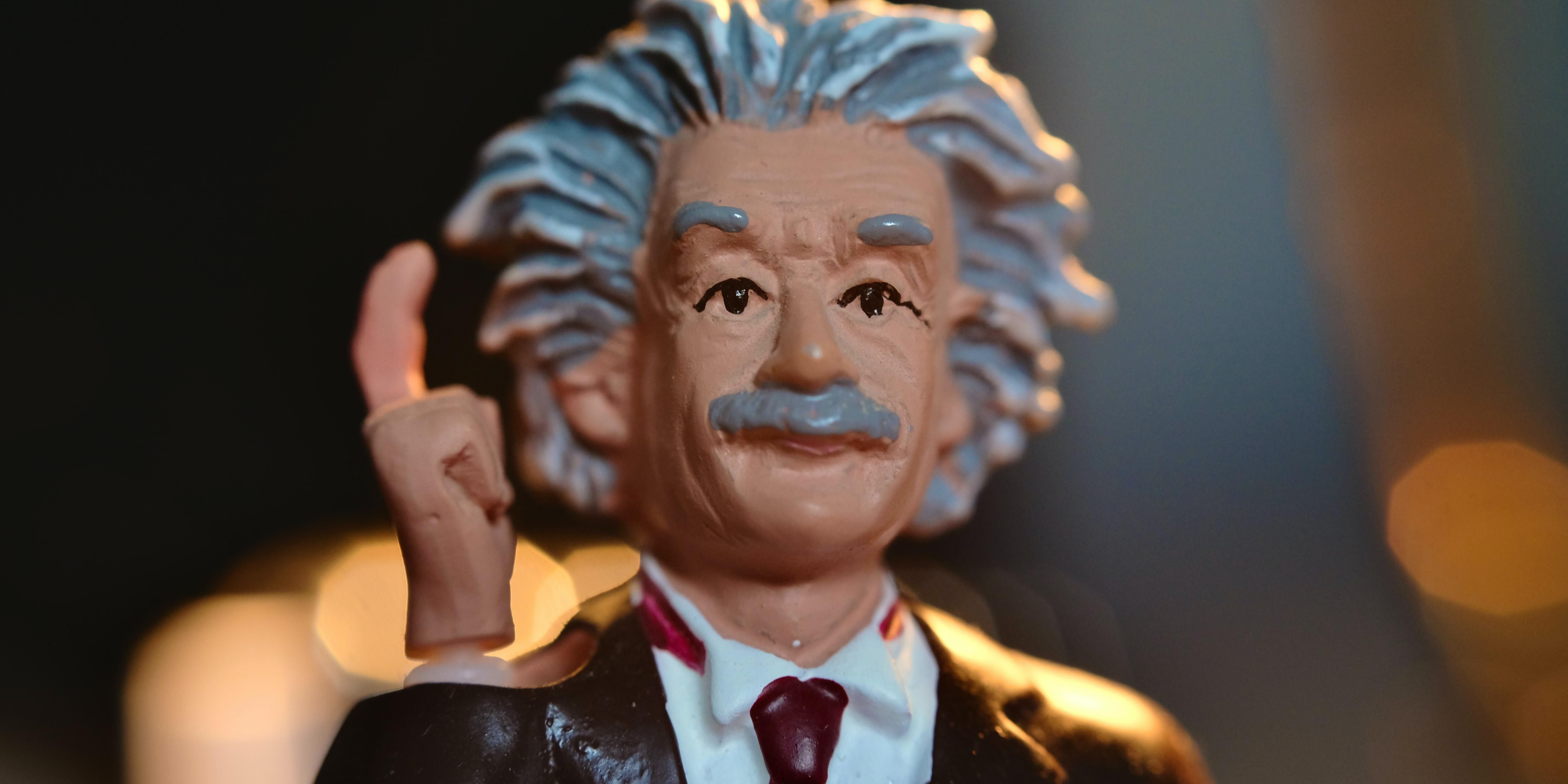 Figurine of Albert Einstein